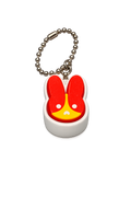 Personalized 3D Printed Sunny Bunny Clicker Keychain | Custom Gift | AVI3D Studio