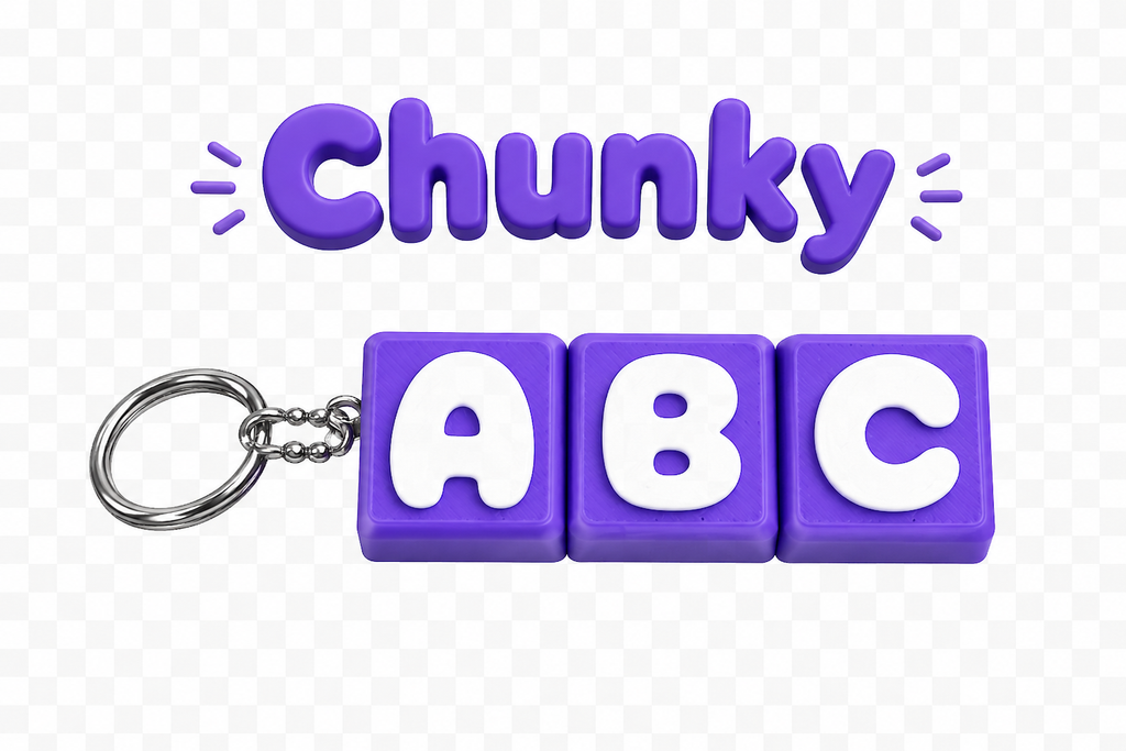 Personalized 3D Printed Name Clicker Keychain | Custom Gift | AVI3D Studio