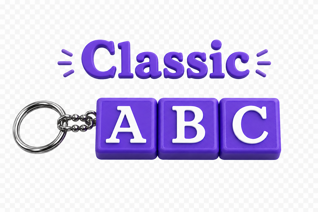 Personalized 3D Printed Name Clicker Keychain | Custom Gift | AVI3D Studio