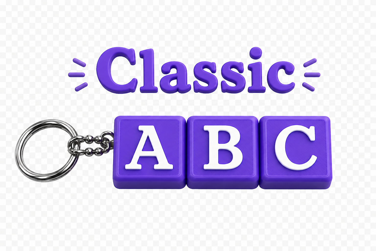 Personalized 3D Printed Name Clicker Keychain | Custom Gift | AVI3D Studio