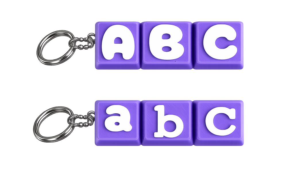 Personalized 3D Printed Name Clicker Keychain | Custom Gift | AVI3D Studio