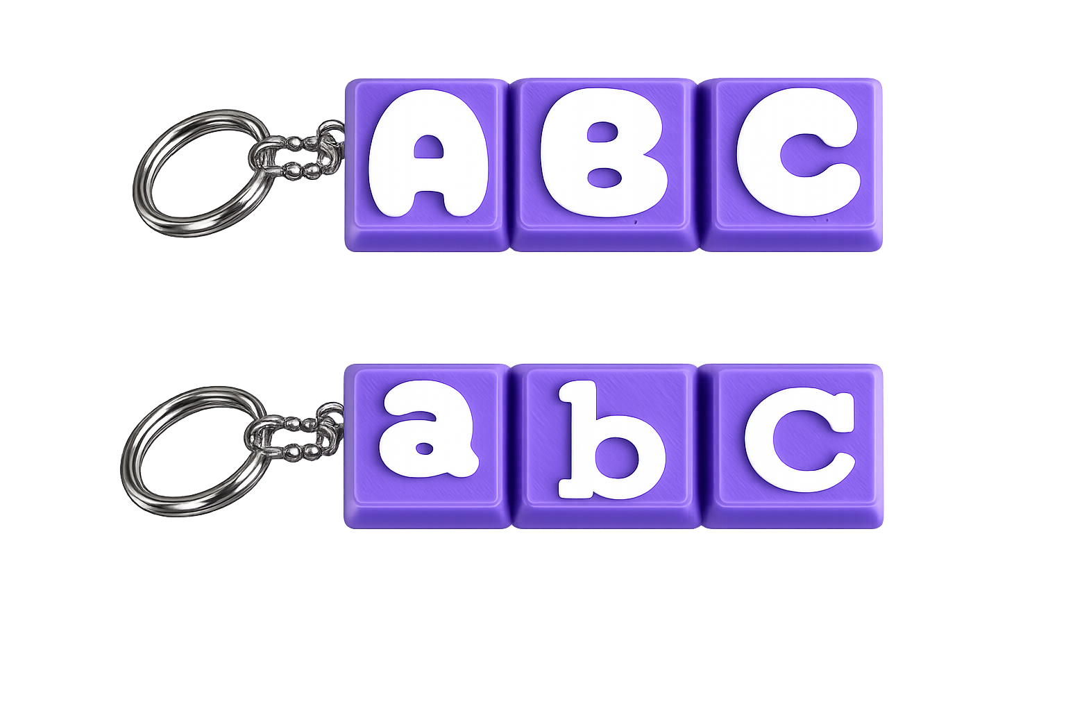Personalized 3D Printed Name Clicker Keychain | Custom Gift | AVI3D Studio