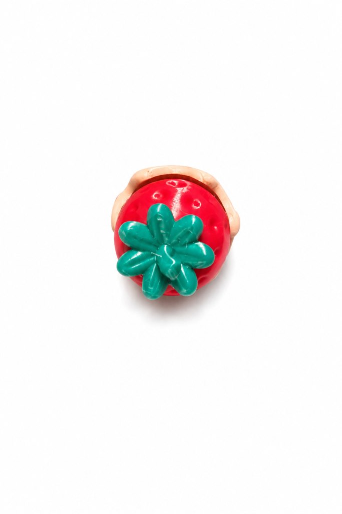 Personalized 3D Printed Cute Strawberry Clicker Keychain | Custom Gift | AVI3D Studio